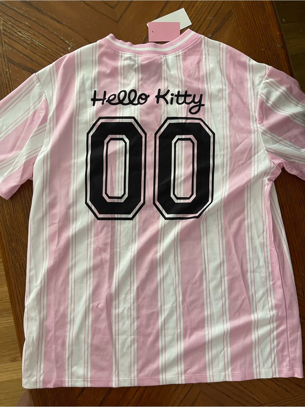 Hello Kitty Pink and White Stripe Jersey - Picture 5 of 5